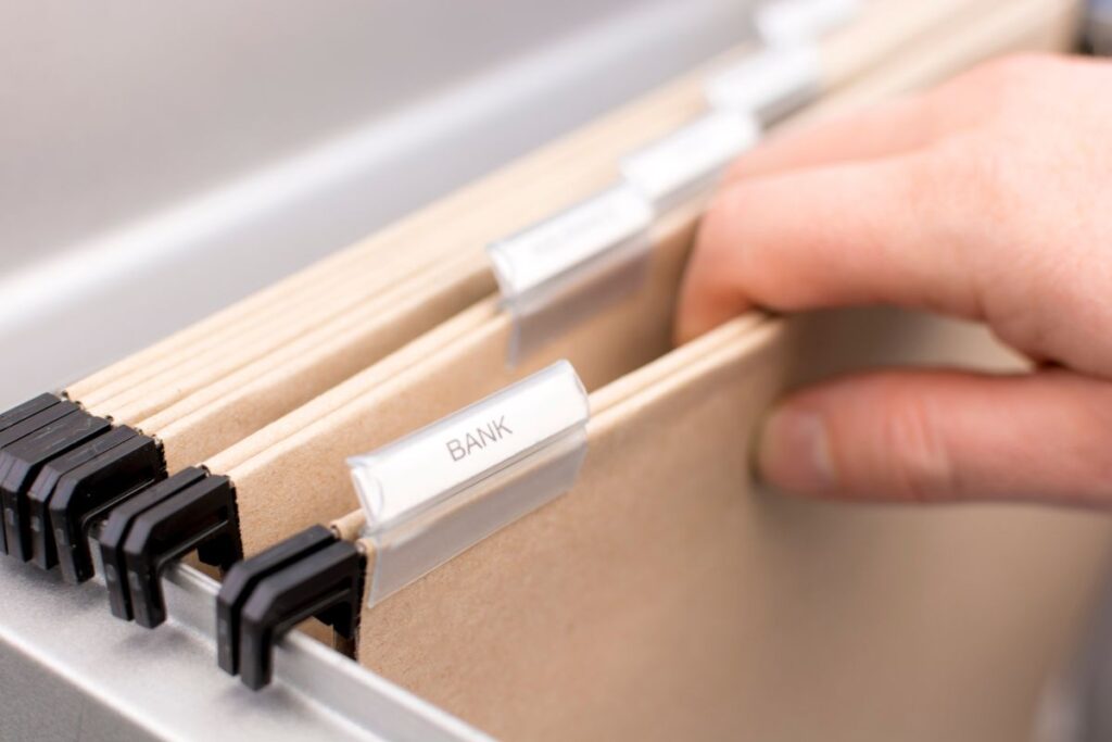 organize paper files