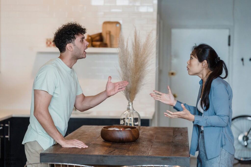 couple arguing