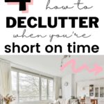 decluttering when you don't have time