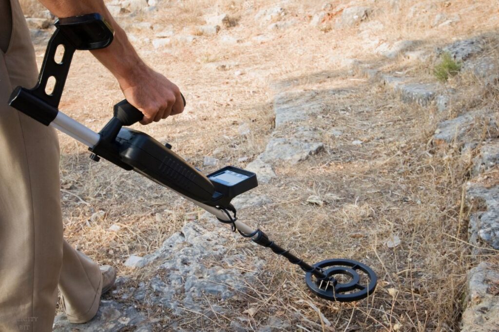 using a metal detector