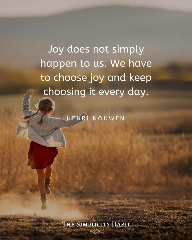 Nouwen quote about joy