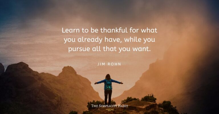 How to Be Content With What You Have While Pursuing What You Want