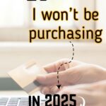 won't be purchasing this year