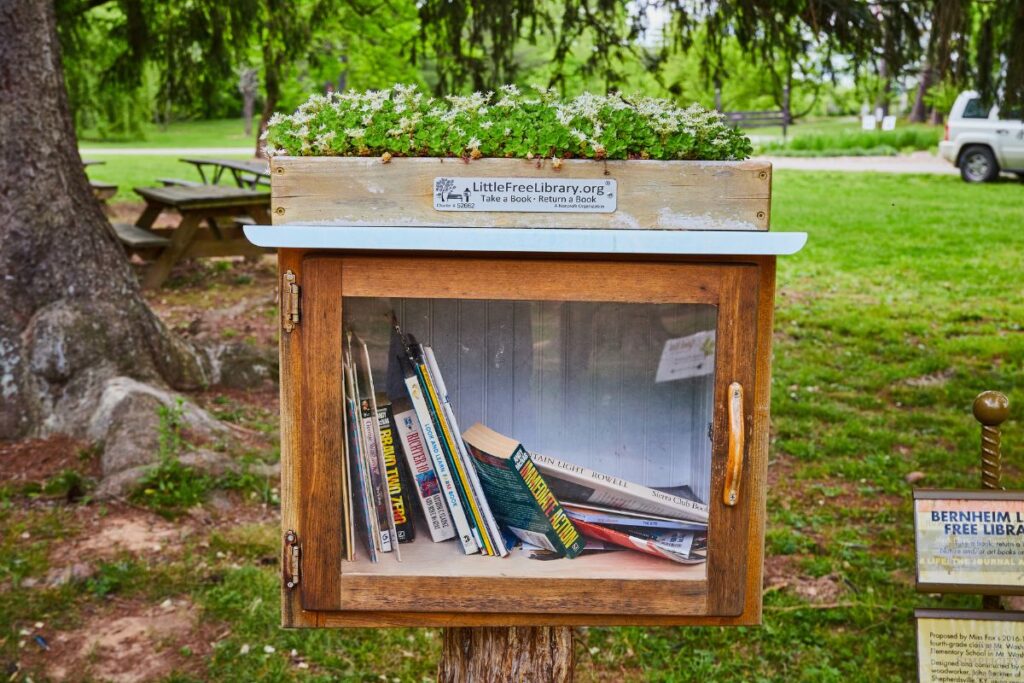 places to donate used books