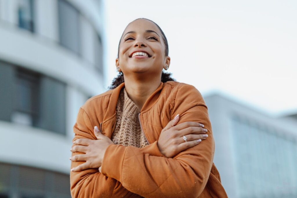 happy woman