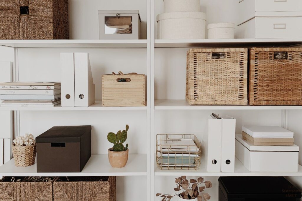 using the container rule to declutter and organize