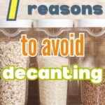 decanting may wreck your home's organization