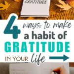 make a habit of gratitude