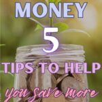 Use these tips on mindful money to be thoughtful about where your money is going and how you can save more each month. #save #simplify #money