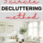 5 circle decluttering method