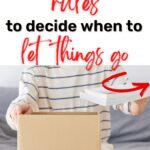 decluttering rules to help you decide