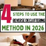 reverse decluttering method