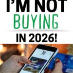 things I'm not buying this year