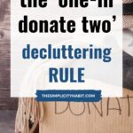the 'one-in, donate two' rule